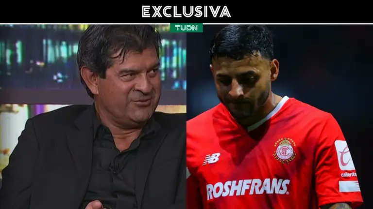 José Saturnino Cardozo le asegura a @DavidFaitelson_ que Alexis Vega es 'un Ferarri chocado' 😮⚽️ tudn.com/futbol/liga-mx… #FaitelsonSinCensura | #Cardozo | #AlexisVega