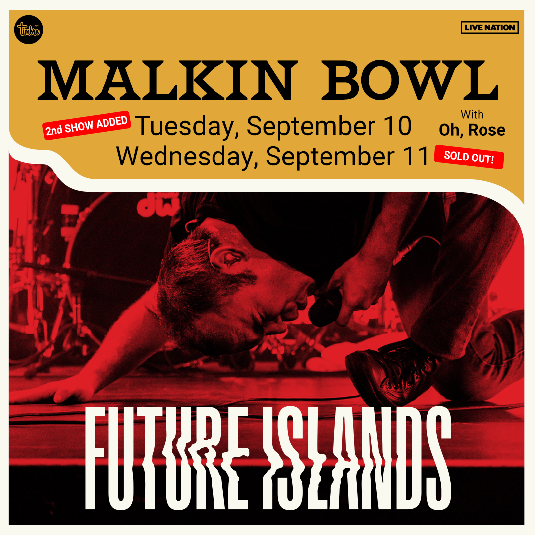 Limited GA tickets released! @futureislands with @ohrosemusic September 11, 2024 @ Malkin Bowl Vancouver Link: ticketmaster.ca/event/11006039…