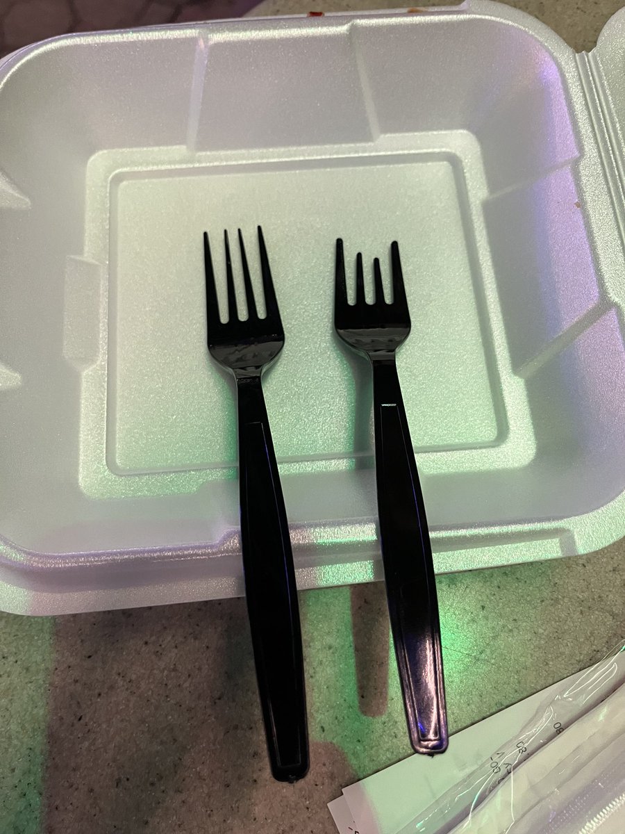 @TheLastLeg my husband says is it ok that he was given an Alex Brooker fork with his takeaway 😂😂 #isitok