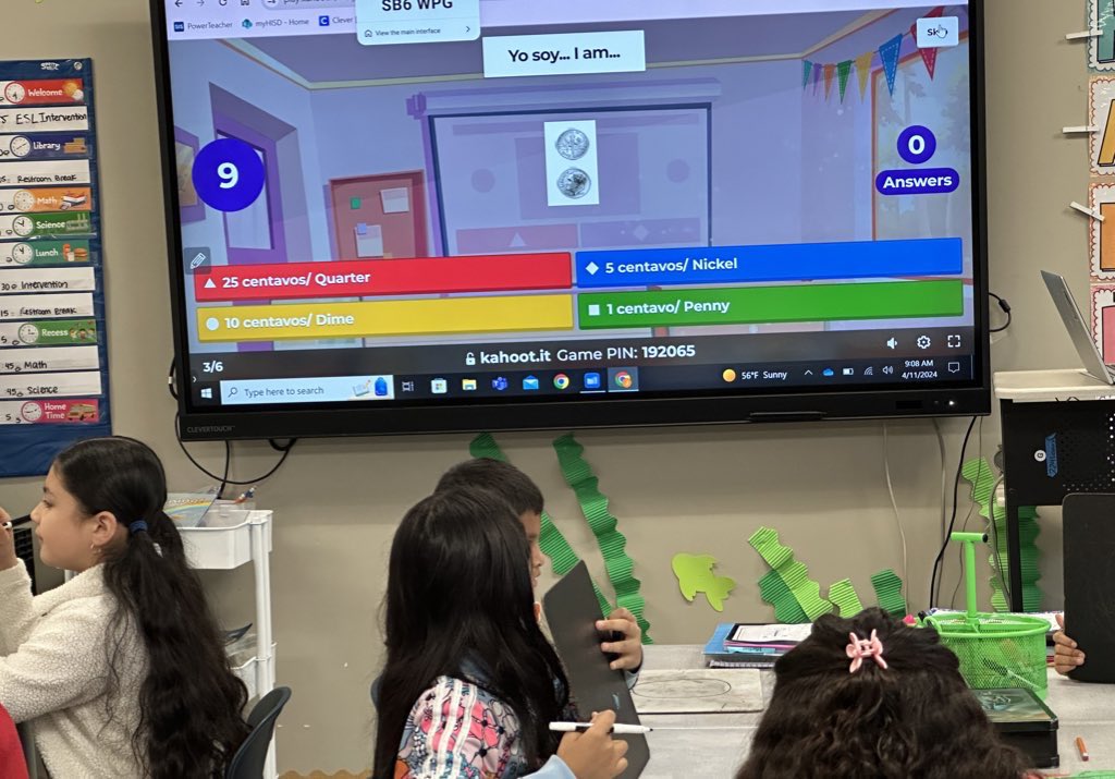 msgnz's tweet image. Quick number fluency using #Kahoot and #MRSstrategies. 😌#SecondGradeMath