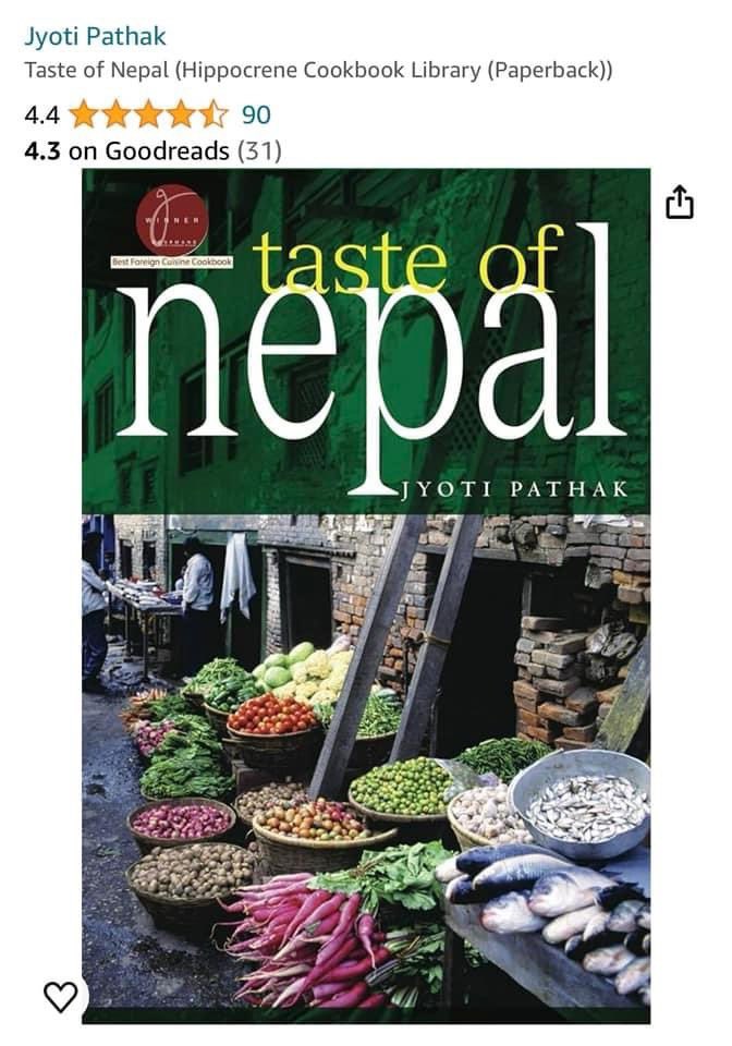 Thank you Mandala Books, Kathmandu, Nepal for letting me sign my first cookbook, The Taste of Nepal.
#TasteofNepal #FoodsandFlavorsfromNepal