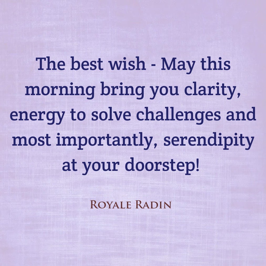 #KaalaiVanakkam! It's wonderful when problems are solved by serendipity! That wonderful coming together of effort, timely action, focus and a generous dose of luck, creates serendipity. May your morning be serendipitous 😊✨🪷