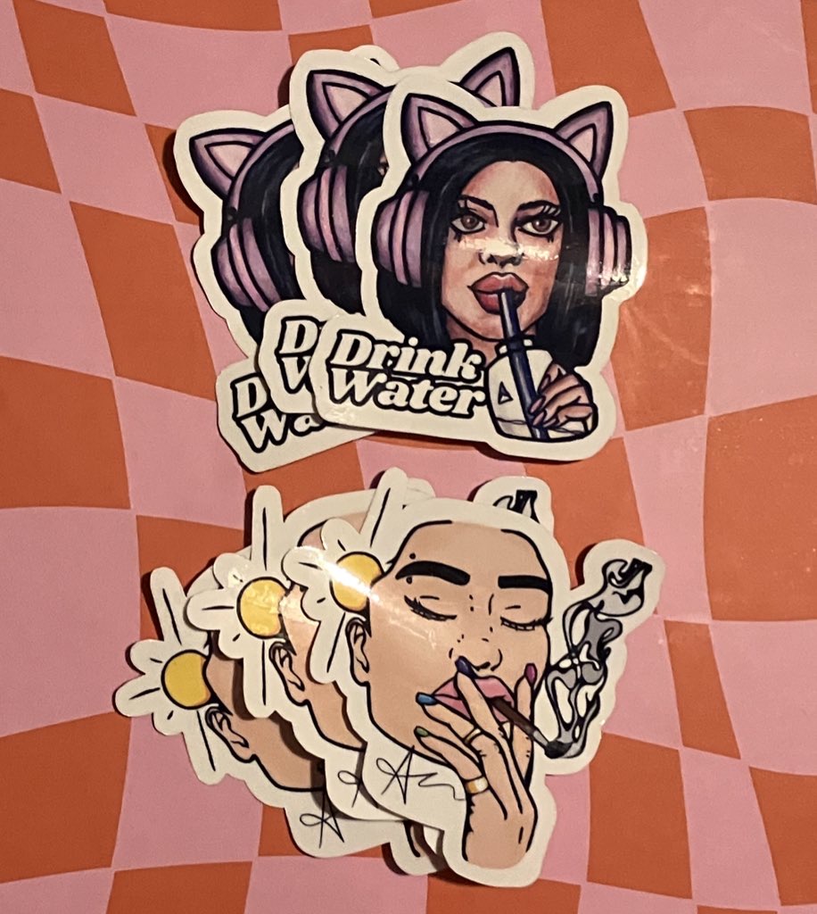 need stickers for your biz? look no further for vinyl and waterproof stickers! turn your logo or artwork into stickers! and if you're not sure how to make your design sticker-ready, I can help with that!✨