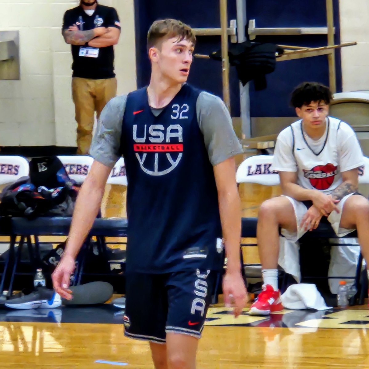 USA blows out the Portland Generals in a highly competitive scrimmage at Nike Hoop Summit. World Team will have their hands full Saturday. -Cooper Flagg showed his shot-making and defensive versatility -Dylan Harper impressive defensive intensity, shot-creation -Ace Bailey super…