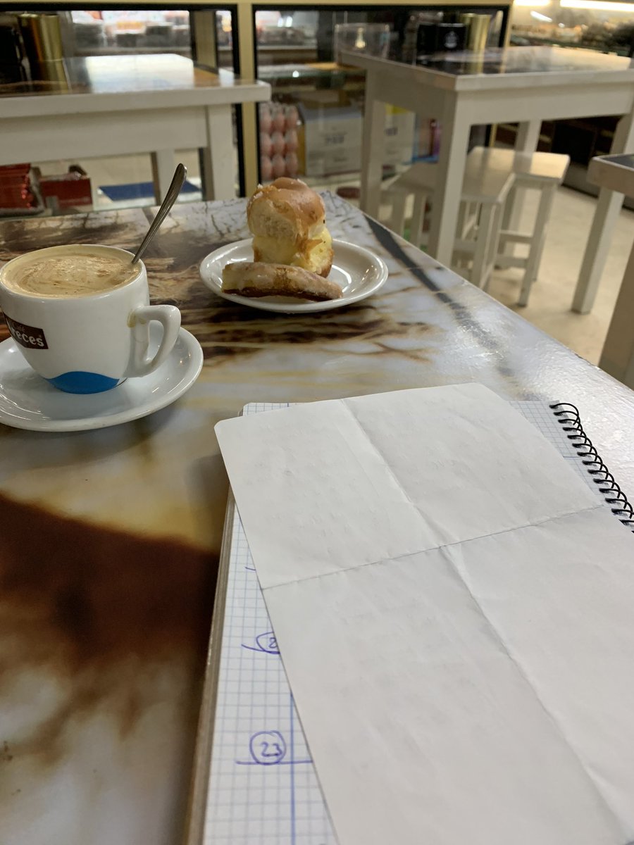 Me encantan las cafeterías donde puedes trabajar a las dos y media de la noche. Menos mal que me he acordado de girar la hoja con los secretos que aún desvelaremos (del @festivalcelsius y las jornadas del @comicaviles) en unos días. Y ahora q avanzar en otro proyecto! Seguimos!!