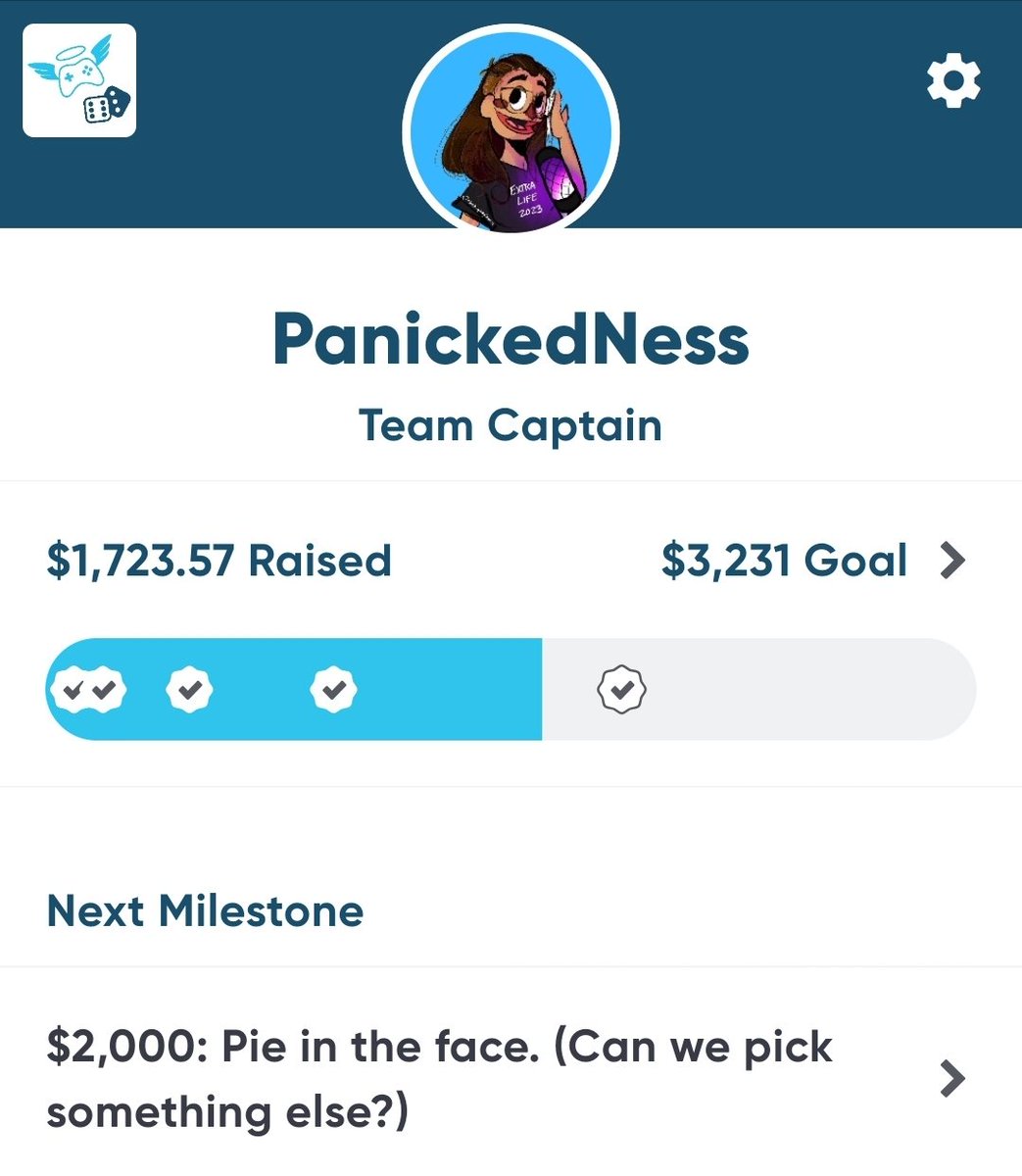 panickedness's tweet photo. I'm scared at how close we are to $2000. Go donate to @Gruuznyk instead.
#pie #messy #dono #pieinface
#extralife https://t.co/R79sVvX4JX