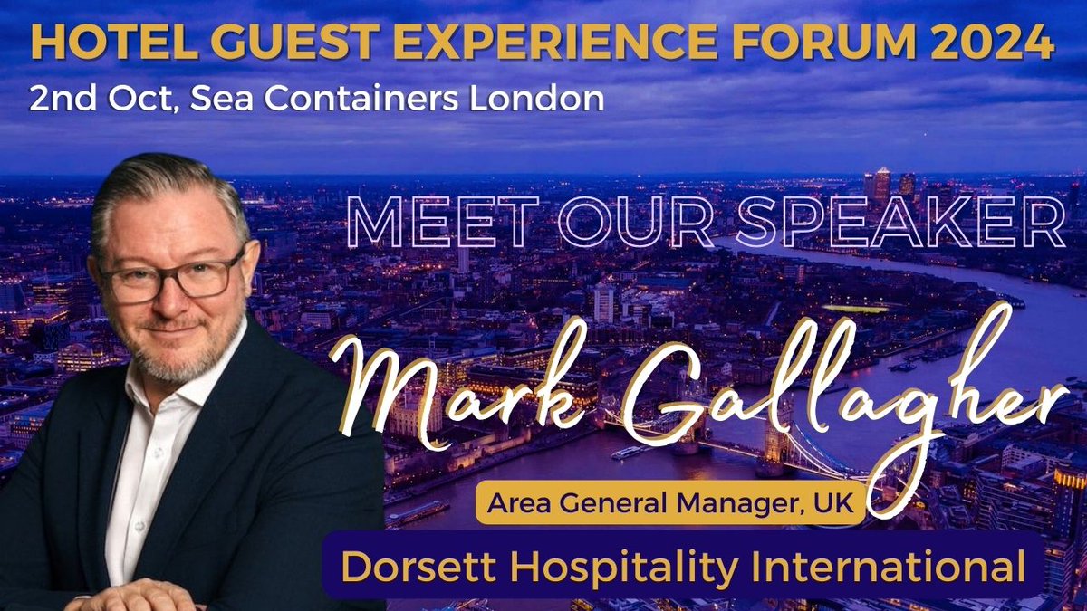 Hotel Guest Experience Forum, Magazine, News (@hotelguestforum) on Twitter photo ๐ Exciting News Alert! ๐ We are delighted to welcome Mark Gallagher MIH, Area General Manager UK, Dorsett Hospitality International <a href="/DorsettConnects/">DorsettInternational</a> to the line-up of esteemed speakers at the Hotel Guest Experience Forum <a href="/HotelGuestForum/">Hotel Guest Experience Forum, Magazine, News</a>, London 2024 on 2nd October at ๐ Exciting News Alert! ๐ We are delighted to welcome Mark Gallagher MIH, Area General Manager UK, Dorsett Hospitality International <a href="/DorsettConnects/">DorsettInternational</a> to the line-up of esteemed speakers at the Hotel Guest Experience Forum <a href="/HotelGuestForum/">Hotel Guest Experience Forum, Magazine, News</a>, London 2024 on 2nd October at