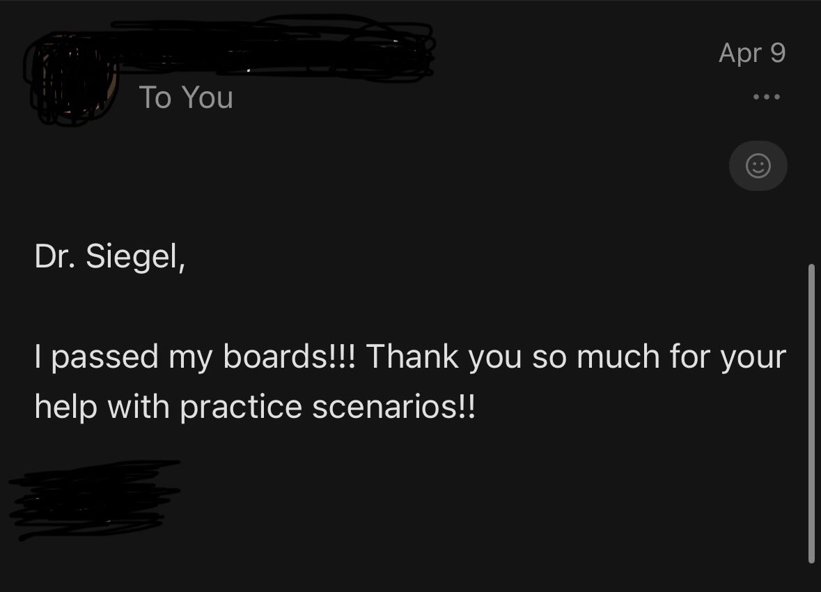 Love getting emails like these from former @USCGenSurg residents. Congrats to all those who are newly board certified! @AmBdSurg