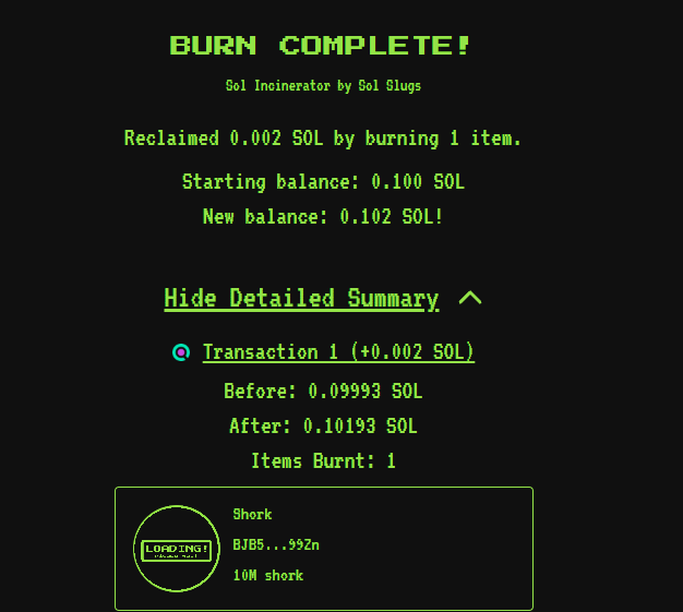 Another % gone $shork