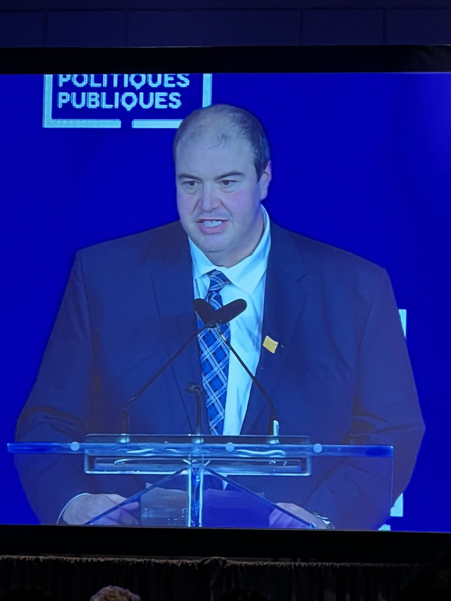 “The world needs a little more Canada” PBFC AB member Murad Al-Katib a @PublicPolicyForum Testimonial Award Honourees. 
He encouraged the audience - “be bold, act like an entrepreneur even if you don’t own the business &amp; stop aspiring to grow just enough.”INSPIRING
👏👏