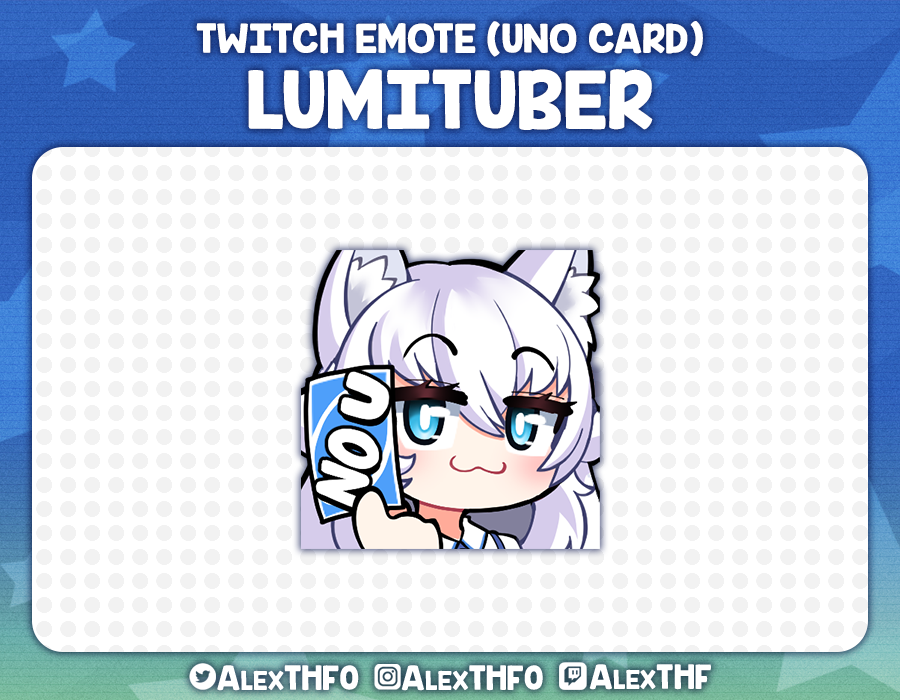 UNO CARD YCH gift from @/VHRockGod for @Lumituber Thank you so much!! 💙 ✨YCH COMMS STILL OPEN!!✨ ➡️vgen.co/alexthf⬅️ #commission #ych #lumiart #Vtuber