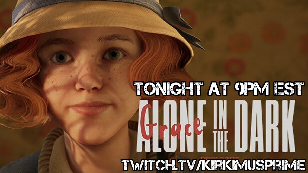 Time to see if the legacy lives on, or if it should have been left in the dark! Starting the prologue to Alone in the Dark tonight at 9pm EST! twitch.tv/kirkimusprime