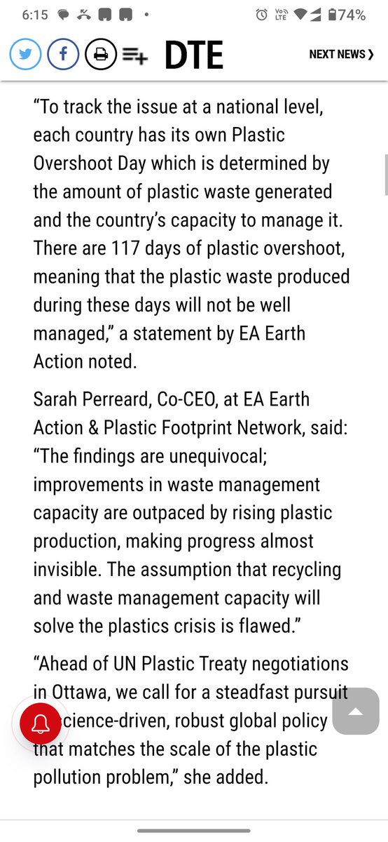 Read this article which mentioned the reference of one report. As per that report, huge plastic waste will be witnessed in 2024 alone... Just imagine the level of waste, issues arising from such waste, pollution from that waste and opportunities to Indian entity for management…