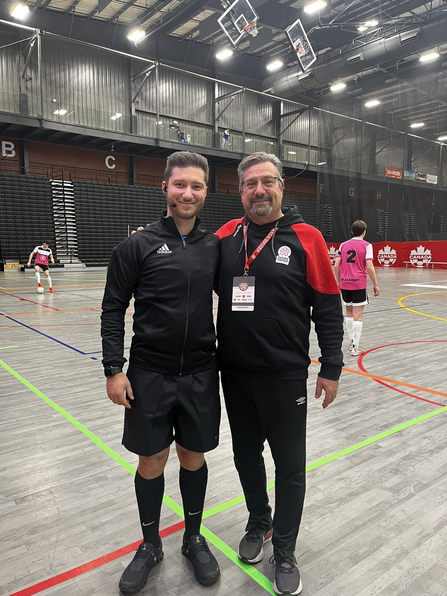 Next up at the Futsal Canadian Championship- QC v AB with Ontarios Nick V. Officiating! @OntarioIsSoccer @CanadaSoccerEN
