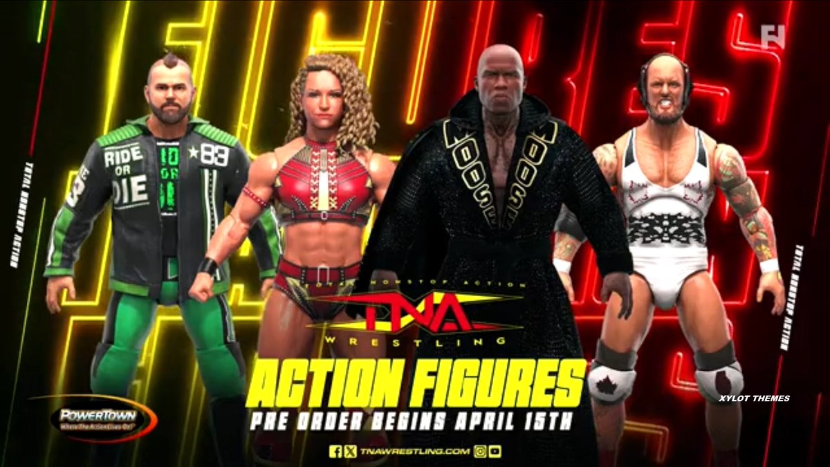 First look at the NEW TNA Wrestling Action Figures. WOW!!!!
#TNAiMPACT #IMPACTonAXSTV