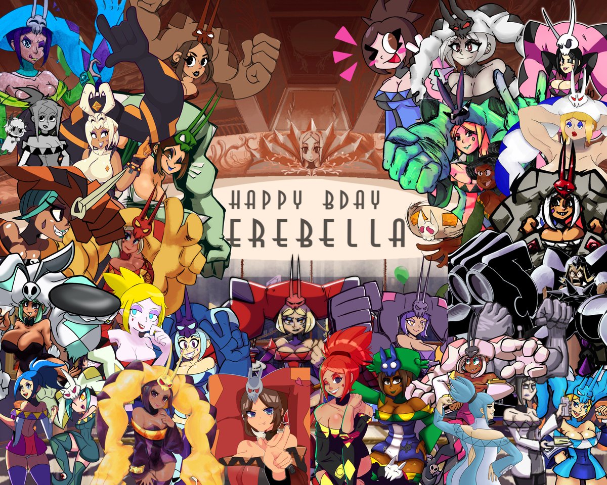 Happy Birthday to the Number 1 Circus performer, Cerebella !! #skullgirls #Cerebella #HouseofCerebella (Respost since i messed up the placements)