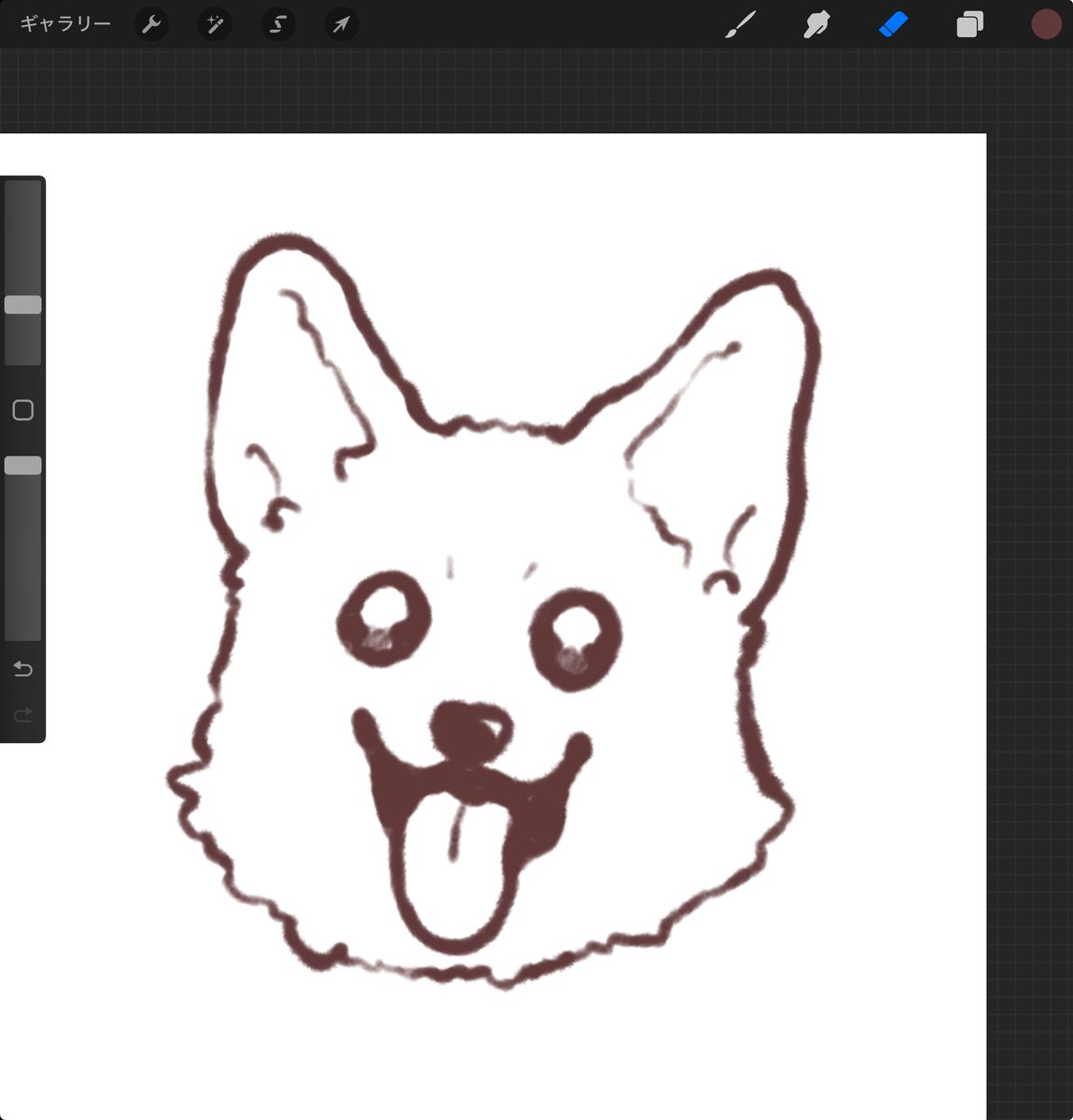 我犬描写得意侍 