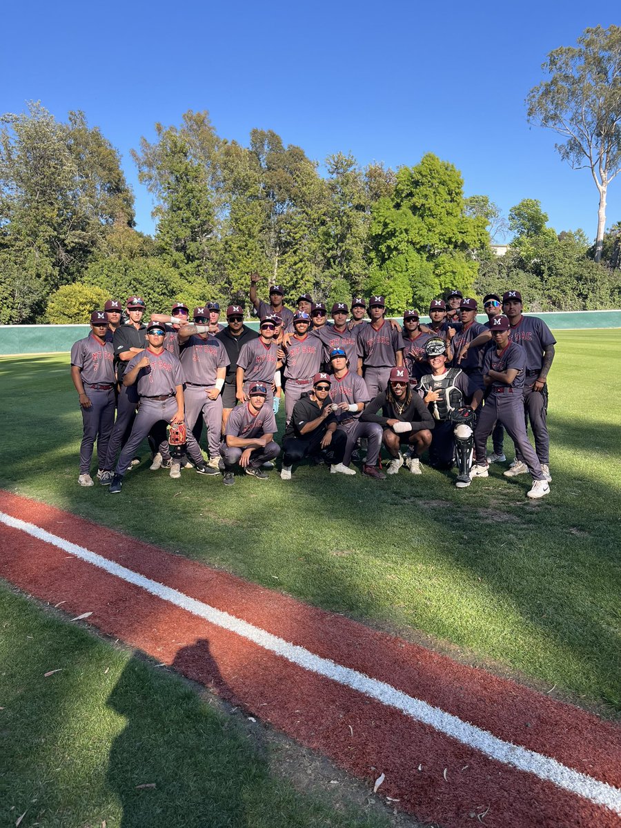 MtSAC_Baseball's tweet photo. MOUNTIES roll on the road 25-7! @andrewwww_54 2💣’s 6🥩 @Ty__Thomas 💣 6🥩 @kitten 💣@doublenickel 3knocks @miso @JoeyRossetti5 @bbg @BradynFrance @dannyboi 2knocks apiece @KCalzadiaz W on the front end @garantula lights out backend. @MtSAC_athletics @MtSAC_Baseball #dominatelate https://t.co/62gaxREKXG