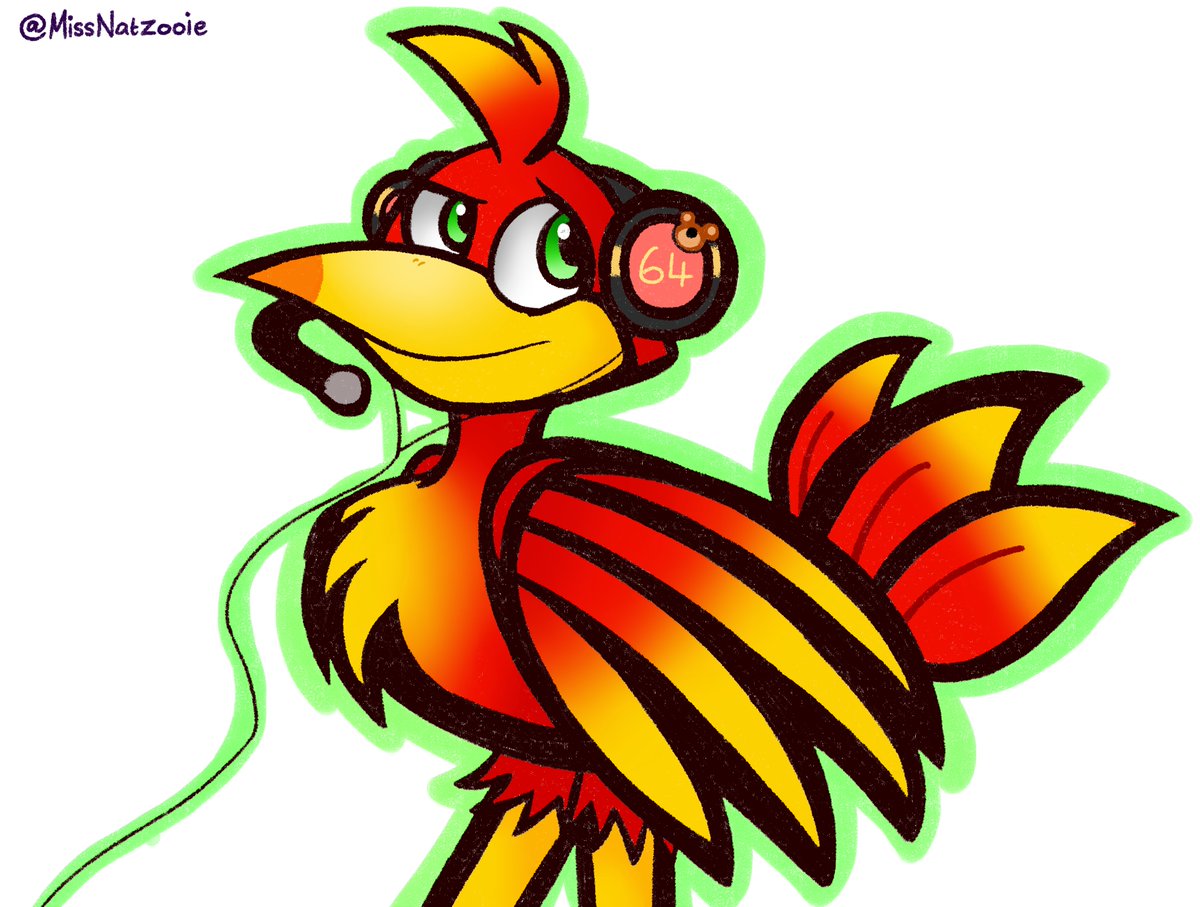 Gaming bird 🐦🎮 #BanjoKazooie