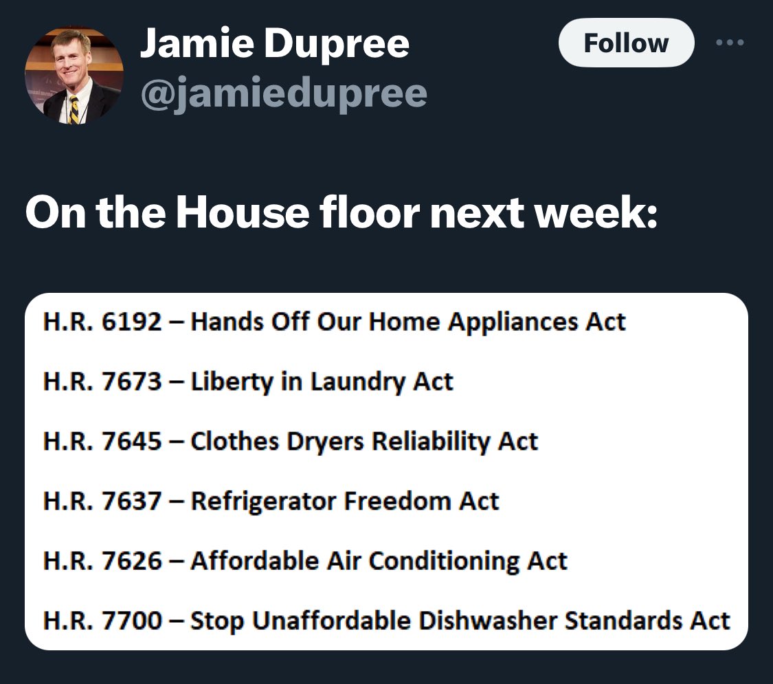 Y’all, we pay for this.
Seriously. 

Meanwhile…

- There’s a border bill sitting in the House, not being voted on. 
- There’s a funding bill for Ukraine sitting in the house, not being voted on. 

People. Are. Dying. 

And these assholes in the <a href="/HouseGOP/">House Republicans</a> are worried about