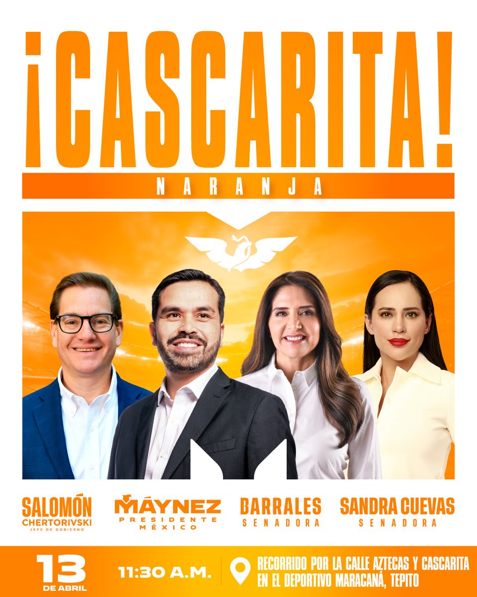 Este sábado volvemos a Tepito, jugaremos una cascarita en el Deportivo Maracaná, con @Ale_BarralesM, @SandraCuevas_ y nuestro próximo presidente, @AlvarezMaynez. ¡Nos vemos por allá!