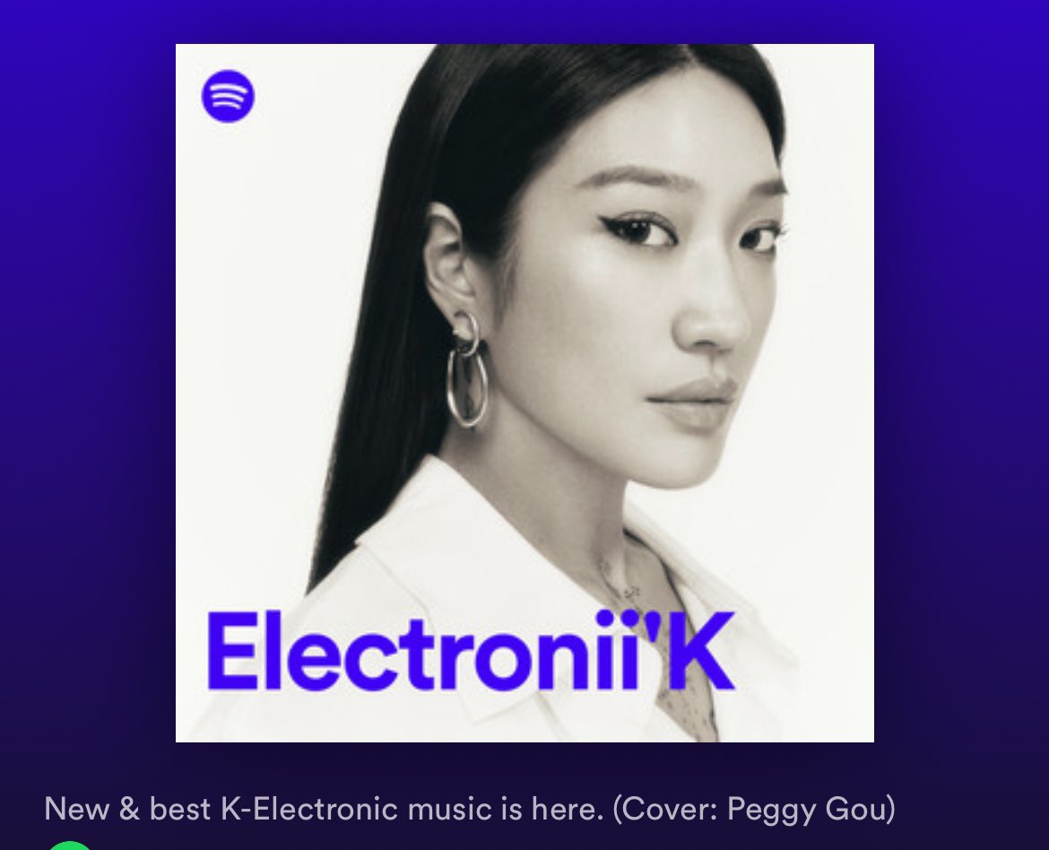 csms_sprstr's tweet image. 아닛 소리소문없이 Spells 앨범의 ‘Extra&apos;와 ‘슬픔의맛’이 스포티파이 [Electronii&apos;K] 플레이리스트에 들어가있었군요...!!! 멋진 노래들로 가득한 플레이리스트니 꼭 한번 체크해주세요. 감사합니다!