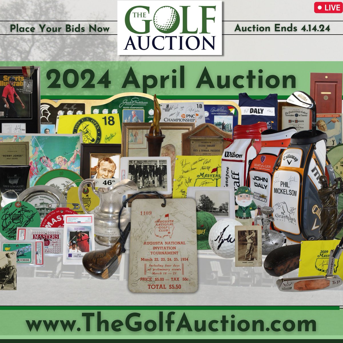 Golf is the one sport that almost all athletes from other sports have in common. @KirkCousins8 just purchased a golf course & @gkittle46 has a 6 hole course in his backyard. We have a few more #golf items that they might have interest in 😉⛳️
#themasters
thegolfauction.com/mobile/catalog…