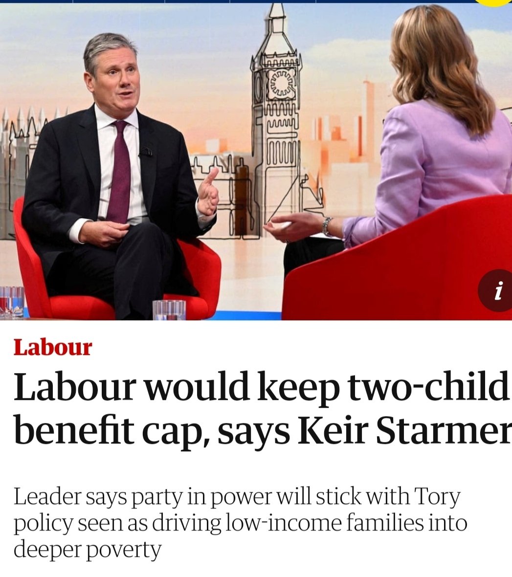 But Starmer's shadow cabinet is not the Labour party who set up SureStart. 

Starmer's 'government-in-waiting' supports the two-child benefit cap, won't stand with striking teachers, nurses, etc.
Betrayed staff during the pandemic.

We've no confidence in Starmer or *his* #Labour