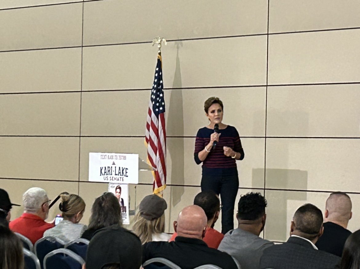 Great to be back at UA for a terrific event with the College Republicans! @KariLake spoke today about the issues facing our youth and our state. She believes everything is on the line this time. And I agree. So get active and get involved! tpaction.com