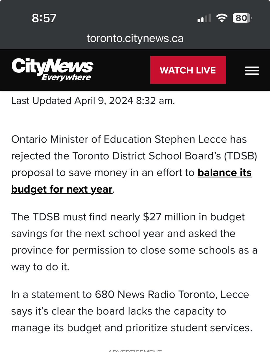 How is it that boards, directors and trustees are not unifying together?

We just saw Lecce lash out at @tdsb very strongly in the media and Queen’s Park when they wanted to find ways to save money