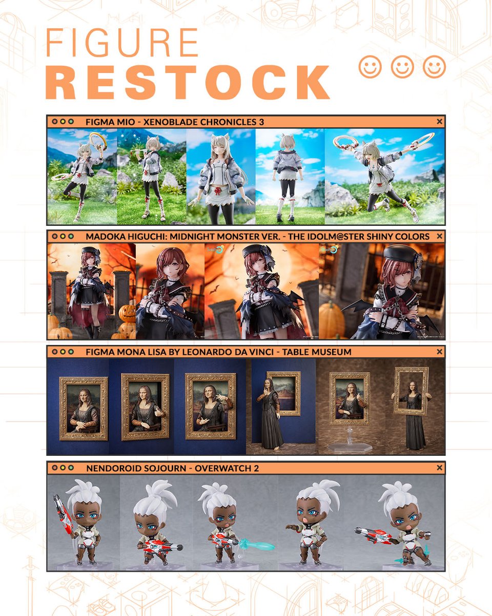 More of your favorites are back in stock! Browse our latest figure restock and shop popular characters from Overwatch 2 and more. Available now on the GOOD SMILE ONLINE SHOP US! Shop: s.goodsmile.link/hzB #goodsmile