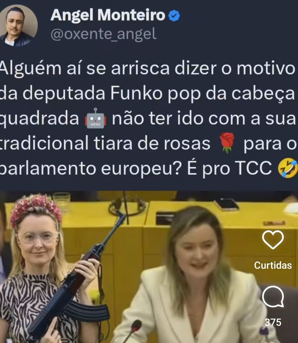 TucaAndrada3's tweet photo. Eu sei!!!!
Pq ao contrário daqui, ela sairia direto pra jaula por apologia ao Nazismo https://t.co/as9nHH4em8