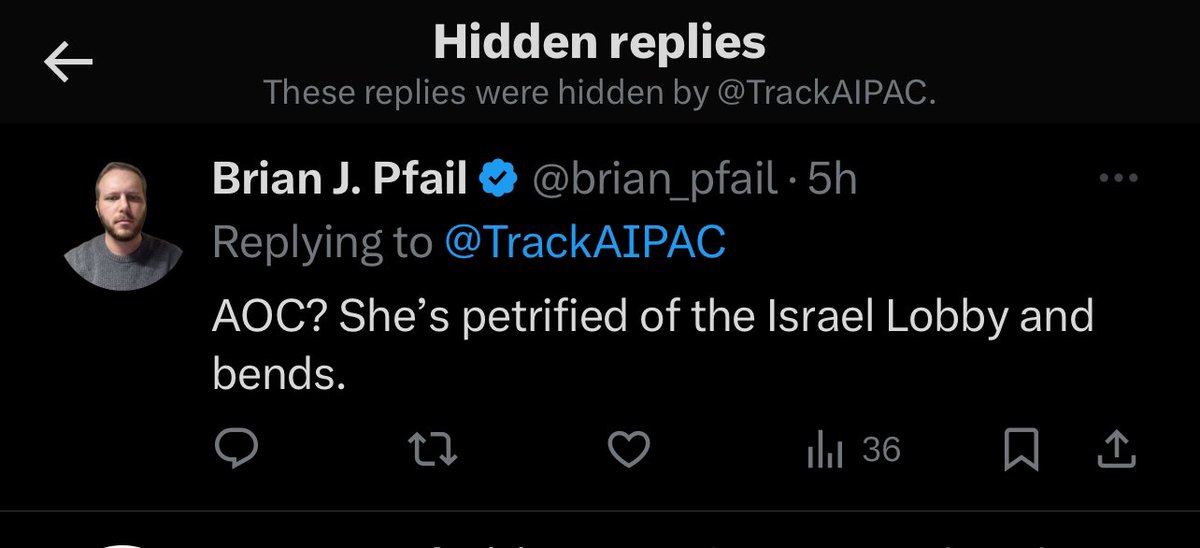 AIPAC Tracker (@TrackAIPAC) appears to be left-wing. That explains why it didn’t include libertarian Thomas Massie on its list.