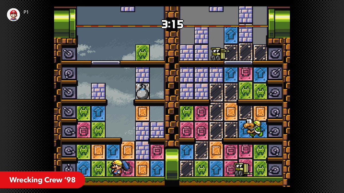 Wario64's tweet image. Super NES games out on Switch Online:

-Wrecking Crew ’98
-Amazing Hebereke
-SUPER R-TYPE

youtube.com/watch?v=7pS-G3…
