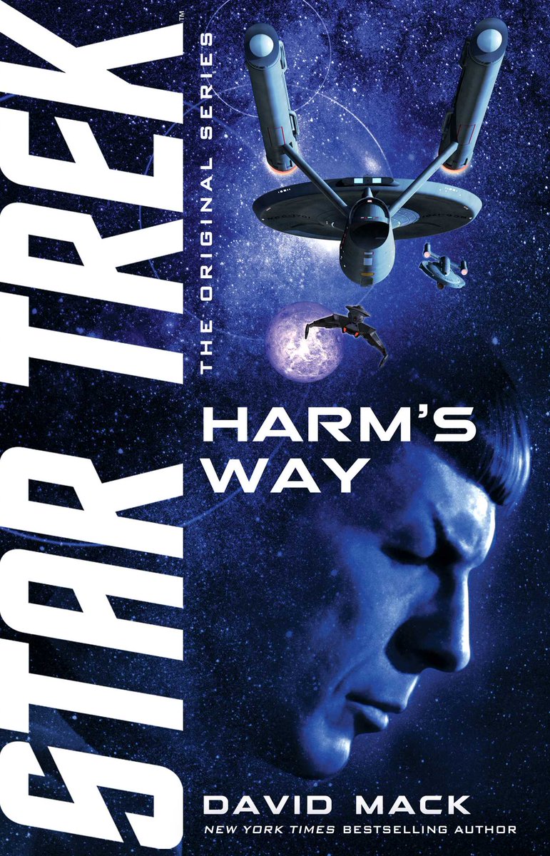 @CanaDaBear1701 @daytonward Btw, after you finish reading the Vanguard series, you may want to read 'Harm's Way' by @DavidAlanMack. This book returns to the Vanguard universe and tells a TOS story that takes place in the middle of the Vanguard series timeline.