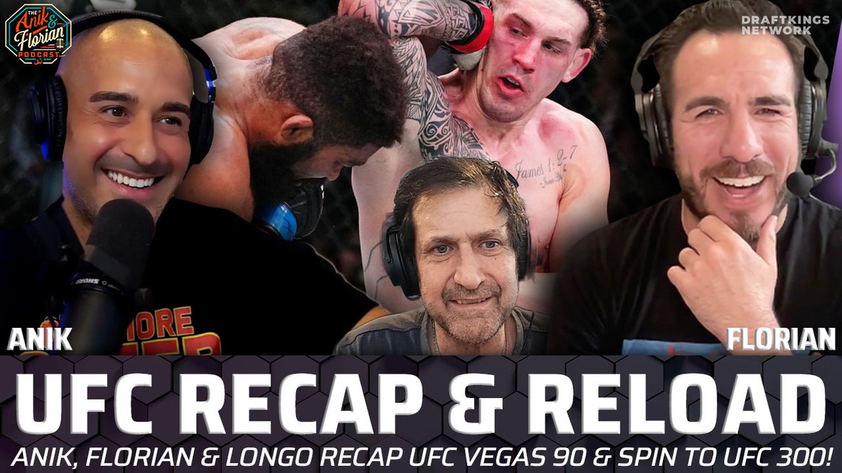 EP. 480: #UFCVegas90 Recap & Reload for #UFC300 with Jon Anik, Kenny Florian, and Ray Longo 🎙: @jon_anik & @kennyflorian 🗣: @raylongomma youtu.be/FdyMEvkYHh4