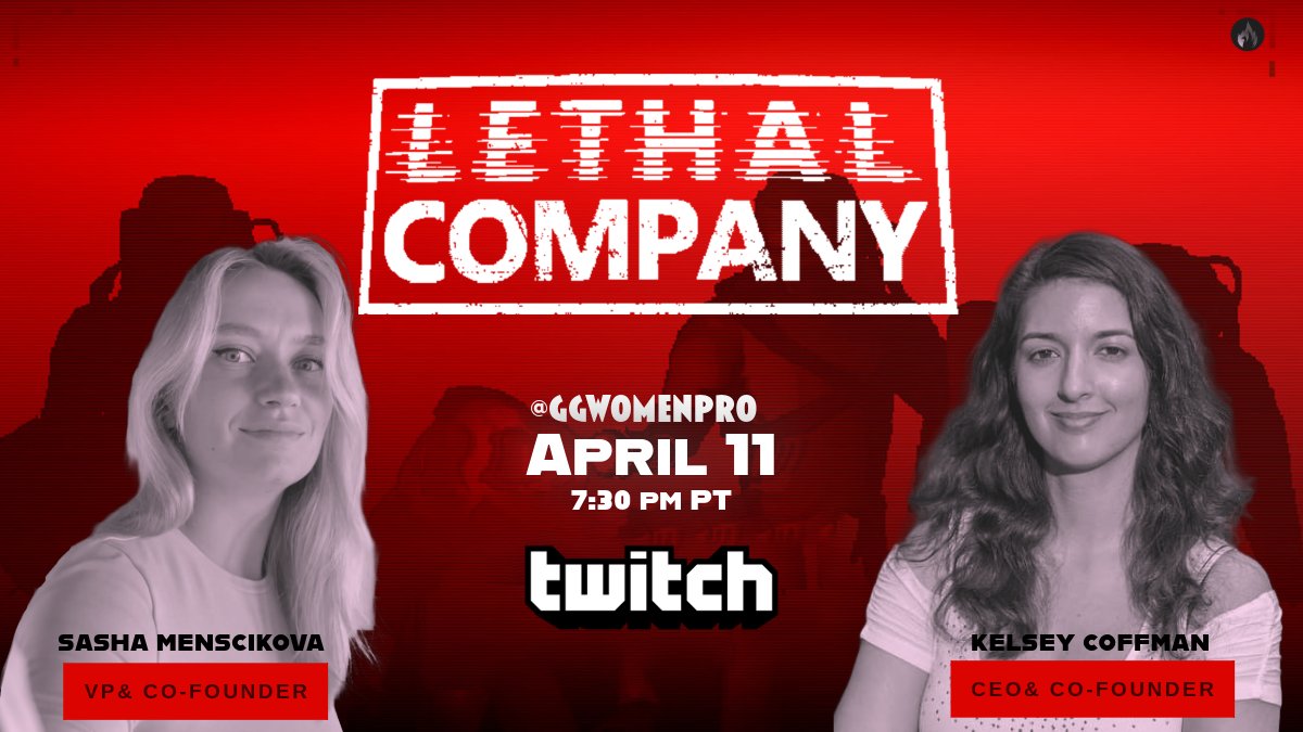 Join us tonight, as we tackle the treacherous world of 'Lethal Company.' 🌌👾 But that's not all - we'll also dive into the latest game news, discussing all the fresh updates and buzz in the gaming community. 📆April 11 🕖7:30pm 🔗twitch.tv/ggwomenproDon't