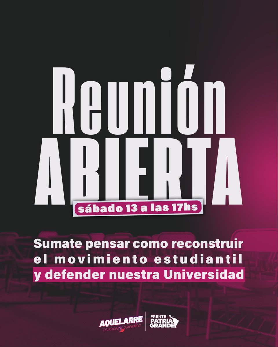 Che ya q aca hay un submundo de puaners me tomo el atrevimiento de extenderles esta invitación. Venimos de toda una semana cortando Puan y llenando la calle de clases públicas. Toca ahora pensar como seguir y volver a construir un movimiento estudiantil a la altura de su historia