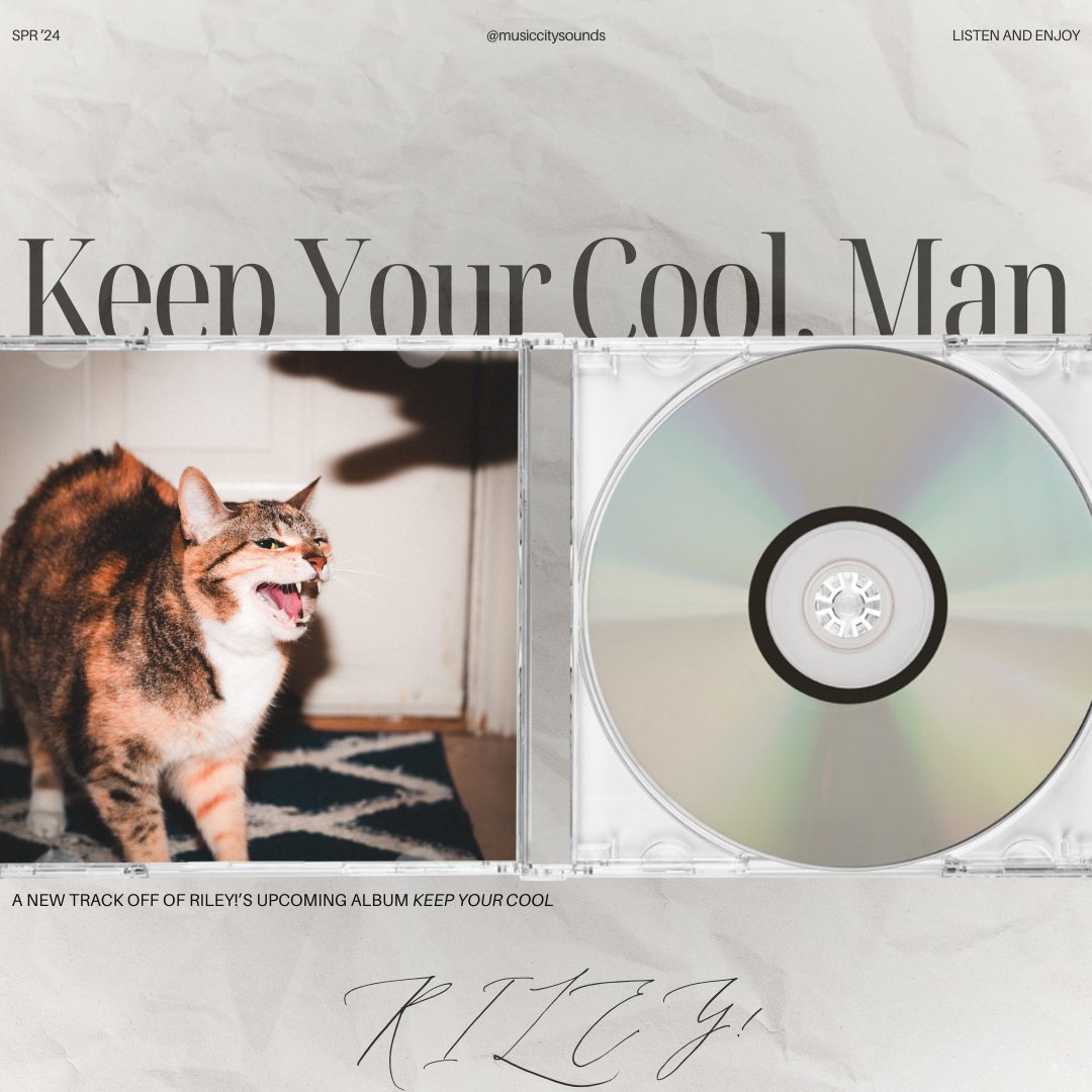 'Keep Your Cool, Man' is a track off of @RILEYtheband upcoming project Keep Your Cool! The band says this about the track, 'Everything is always happening all the time and way too fast is all this one is really about. There was... (1/2) #RILEY #KeepYourCoolMan