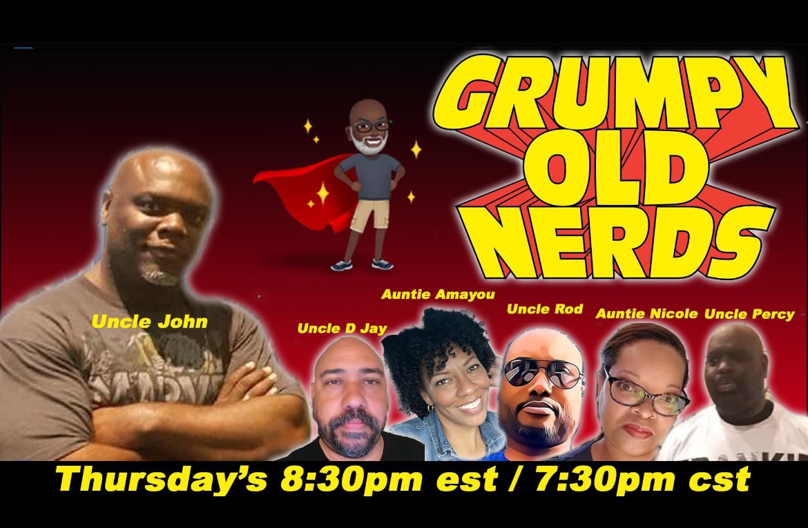 The legendary Tim Russ is on Grumpy!! Tune in- they’re live!