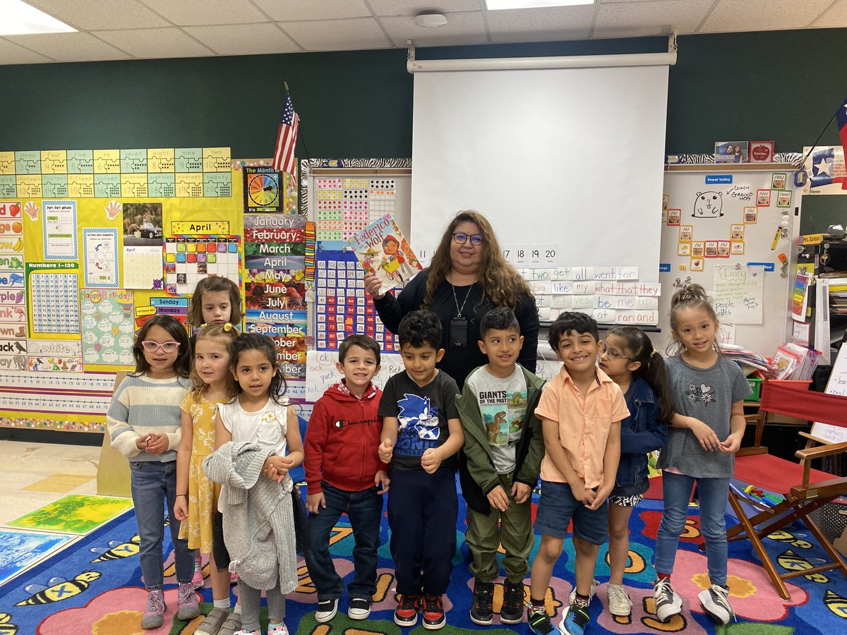 Grateful for the opportunity to be a guest reader in Ms. Barlaan's Kinder class! Reading 'Federico and the Wolf' to @NISDCarnahan students during #WOYC2024 was a joy. Their enthusiasm and engagement, along with Ms. Barlaan's dedication to shaping young minds, made it memorable.