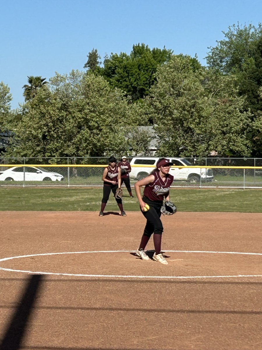 NHS Softball in action vs Valley. Good game so far. #NHSNighthawkPride