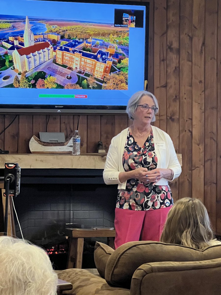 A pleasure to learn from Ruth Bryant, PhD, a ⁦<a href="/mountmarty/">Mount Marty University</a>⁩ alumna, preeminent nurse scientist and wound care innovator, as she speaks to MMU MSN students and alumni.