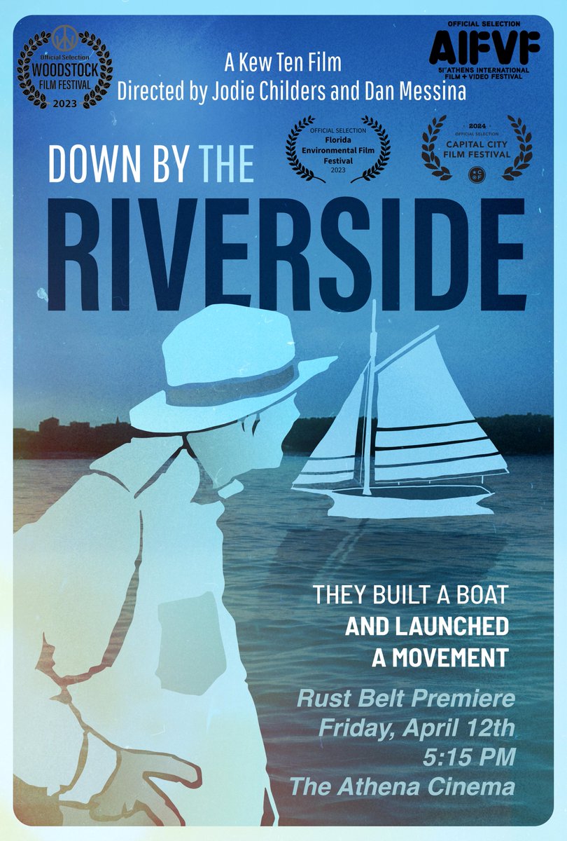 RustBeltLab's tweet photo. Down by the Riverside, a documentary feature directed by #RustBeltLab participant Jodie Childers, has its Ohio premiere on 4/12 @ 5:15 p.m. at the Athena Cinema as part of the Athens International Film and Video Festival. #aifvf https://t.co/iT8lIOfnx1