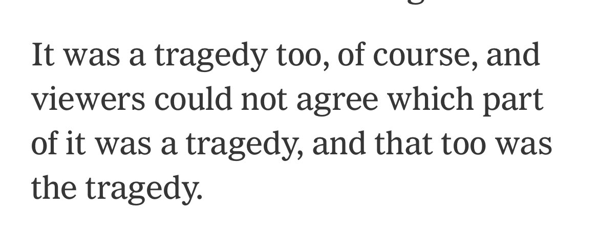 Rare for a paragraph to stop me in my tracks but this did the job. The NYT’s James Poniewozik on the O.J. Simpson trial.