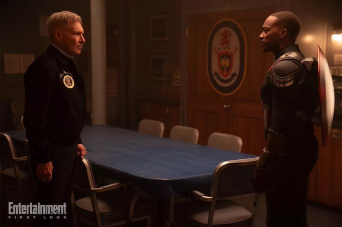 Two scenes and a trailer for CAPTAIN AMERICA: BRAVE NEW WORLD were shown at CinemaCon Harrison Ford makes his MCU debut and the scenes tease the threat Sam Wilson will face in the movie Read a detailed description of all the footage here: theholofiles.com/2024/04/11/cap…