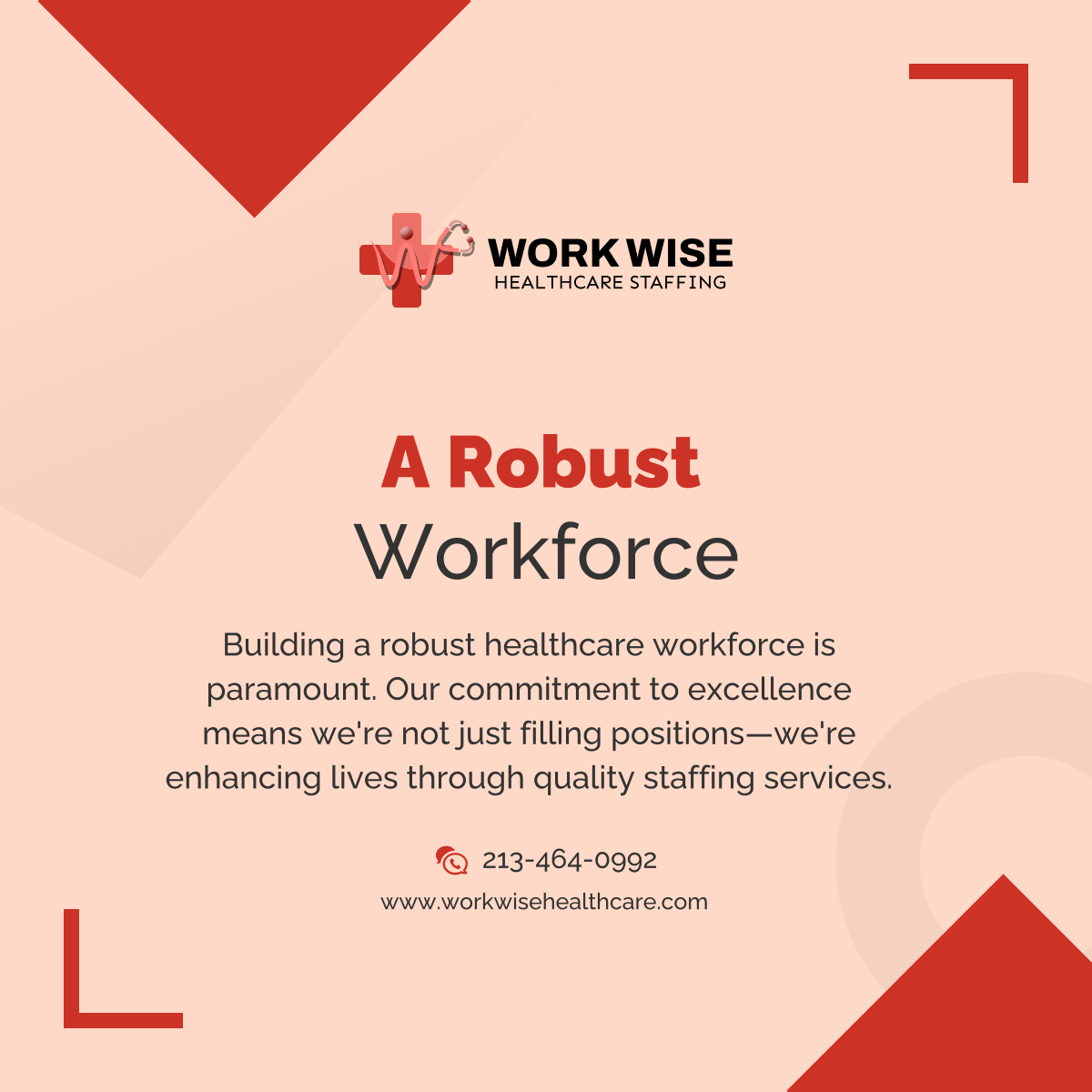 Trust us to elevate your healthcare facility with staff who exceed your expectations. Join forces with Work Wise Staffing and Consulting and be part of shaping a promising future for healthcare in California. 

#LosAngelesCalifornia #MedicalStaffing #RobustWorkforce