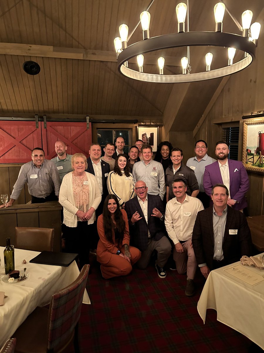 Hosted a dinner for Ohio property management company owners tonight! Fantastic group of folks. Thx Second Nature for sponsoring.