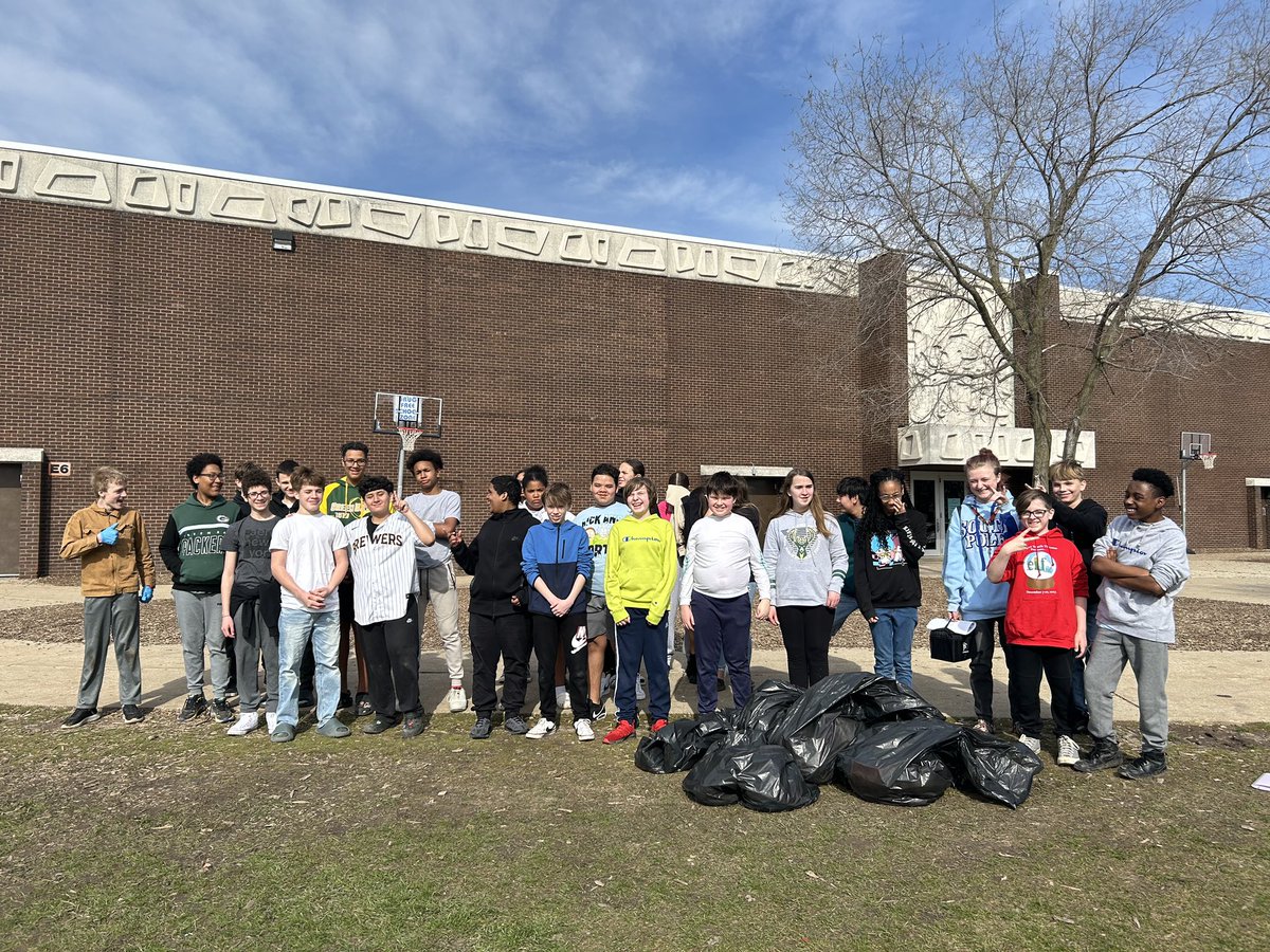 FLWWILDCATS's tweet photo. Every day can be earth day!  Thank you NxGL for taking care of our special place on earth!  Let’s all work together to keep our school and outdoor space clean!  On this #ThrowbackThursday here are some more pics of NxGL in action!  #flwwildcats #wildcatwow #wawmproud #TheWestWay https://t.co/fJssaXjCGR