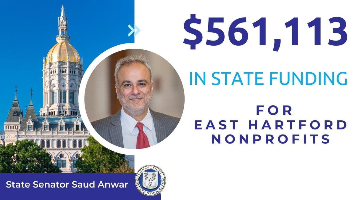 InterCommunity does incredible work to provide health resources for residents across East Hartford and beyond. I'm ecstatic to know they’ll receive these funds to bolster their resources and better serve the local community. Thanks to Gov. Lamont for his foresight and support.